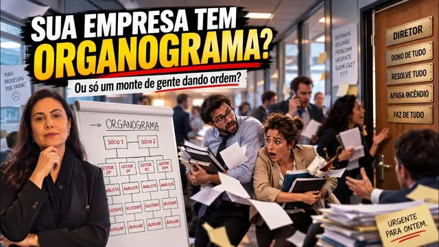 Capa do vídeo: Organograma empresarial: como montar um que o time realmente segue