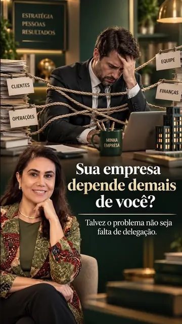 Capa do vídeo: Você Também Sente Que Sua Empresa Depende Demais de Você  Descubra Por Quê!